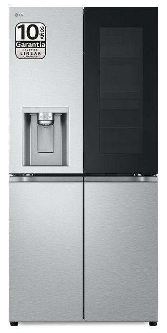 Side-by-Side Kühl-/ Gefrierkombination 288 l / 220 l 314 kWh NoFrost 1787 mm x 835 mm  GMG861MBAE (Schwarz, Edelstahl) 