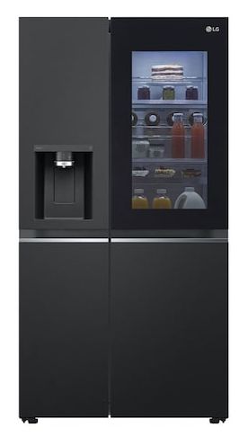 Side-by-Side Kühl-/ Gefrierkombination 407 l / 221 l 220 kWh 1790 mm x 913 mm  GSGE91EVAC (Schwarz) 
