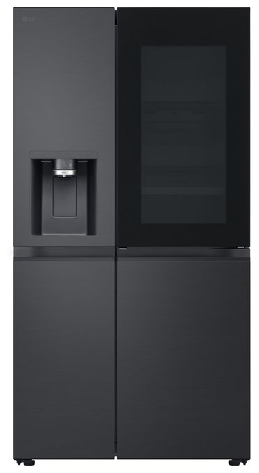 Side-by-Side Kühl-/ Gefrierkombination 407 l / 221 l 276 kWh NoFrost 1790 mm x 913 mm  GSXE90EVAD (Schwarz) 