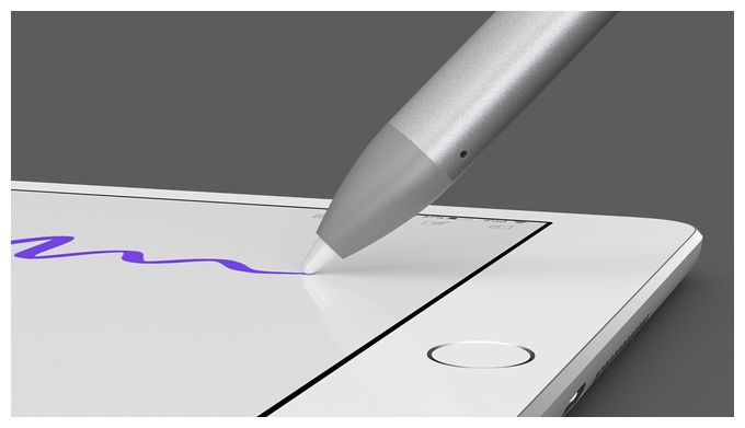 Bluetooth Eingabestift für Apple iPad Pro 12.9" (3rd gen), iPad Pro 11", iPad (7th, 6th gen), iPad Air (3rd gen), iPad mini (5th gen) Grau Crayon 