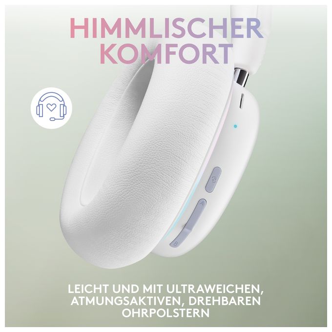 Over Ear Bluetooth Kopfhörer kabellos 16 h Laufzeit  735 (Weiß) 