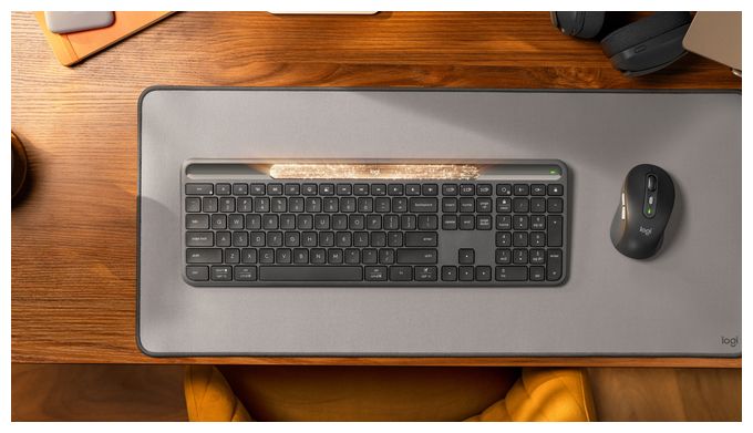 Universal Tastatur RF Wireless + Bluetooth 2.4 GHz  K980 Signature Slim Solar+ (Graphit) 