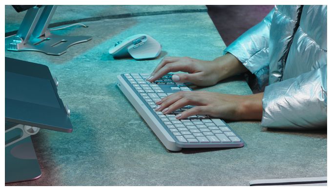 LED Universal Tastatur Bluetooth  MX Keys S (Grau) 