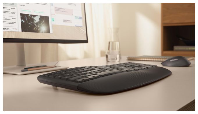Universal Tastatur RF Wireless + Bluetooth 2.4 GHz  MK880 Signature Comfort Plus Combo (Graphit) 