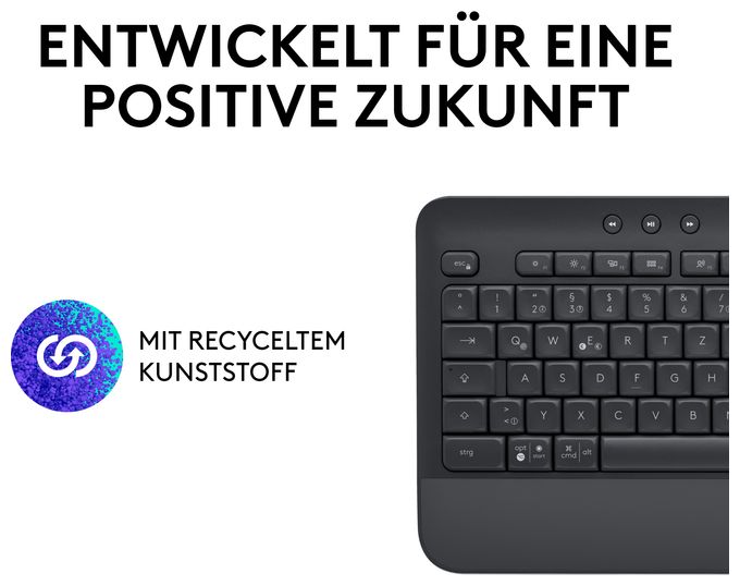 Büro Tastatur Bluetooth  Signature K650 (Graphit) 