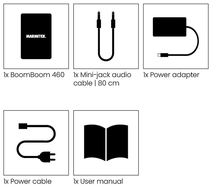 BoomBoom 460 - Bluetooth-Empfänger mit digitalem Verstärker 