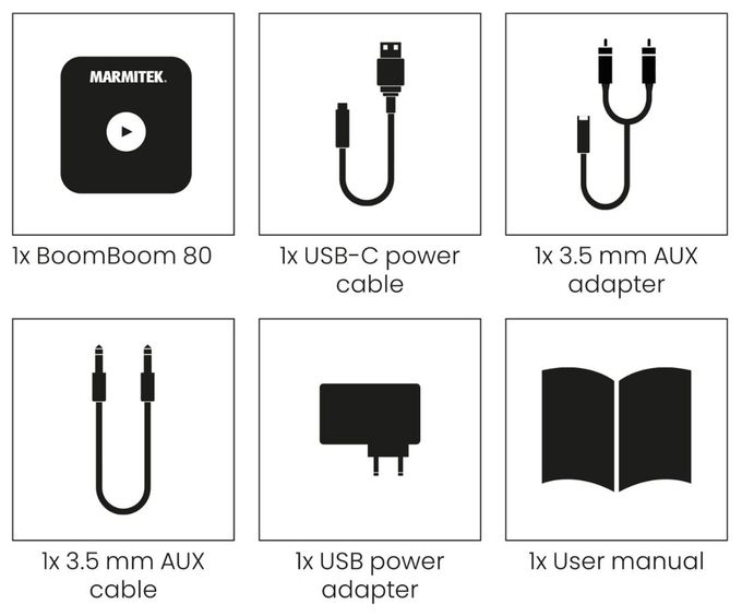 BoomBoom 80 - Bluetooth-Empfänger - NFC 
