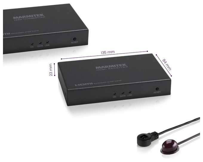 MegaView 91 - HDMI-Extender Ethernet - 100-120 m - Infrarot-Rückführung 
