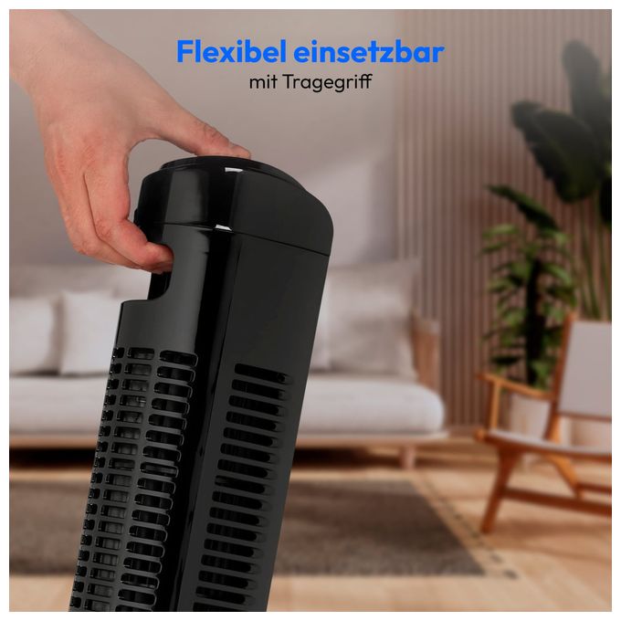Turmventilator Stand 61 dB  Life E11TF (Schwarz) 