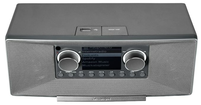 Bluetooth DAB+, FM Radio Internet  Life P85333 (Grau) 