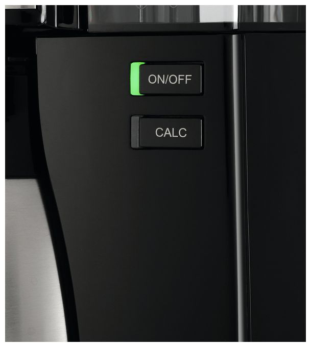 10 Tassen Thermo Filterkaffeemaschine 1,2 l  1025-16 Look V Therm Perfection (Schwarz, Silber) 