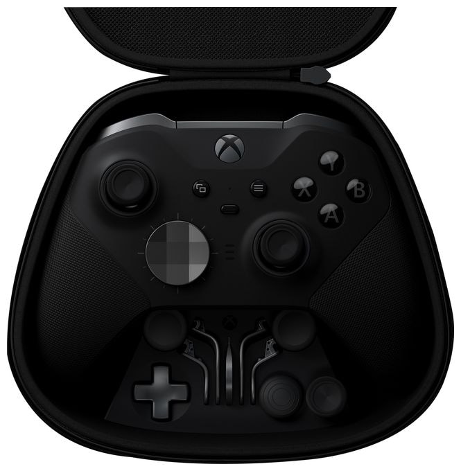 Analog / Digital Gamepad für Android, PC, Xbox One, Xbox One X  Xbox Elite Wireless Controller Series 2 (Schwarz) 