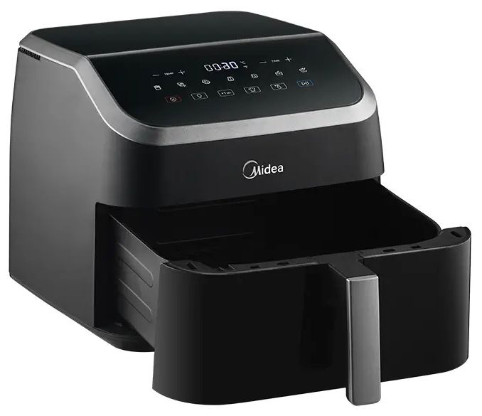 Doppel Heißluftfritteuse 9 l 2200 W  MAD85000ADK (Schwarz, Silber) 