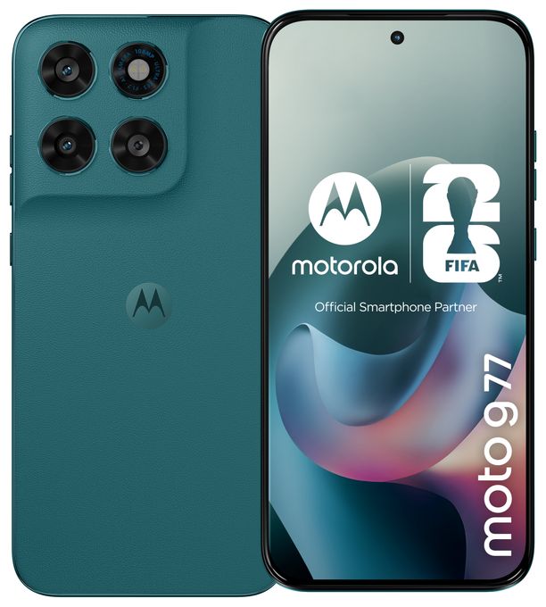 256 GB 5G Smartphone 17,3 cm (6.8 Zoll) 2,5 GHz Android 108 MP Dual Kamera Dual Sim WiFi 5 (PANTONE Shaded Spruce) Moto G77 