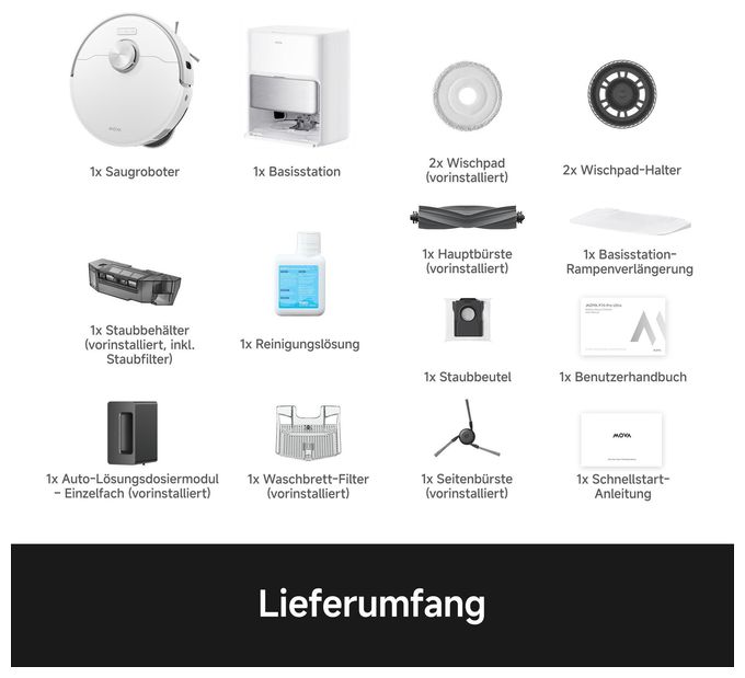 Saugroboter nass/trocken 30000 Pascal Leistung  P70 Pro Ultra (Weiß, Edelstahl) 