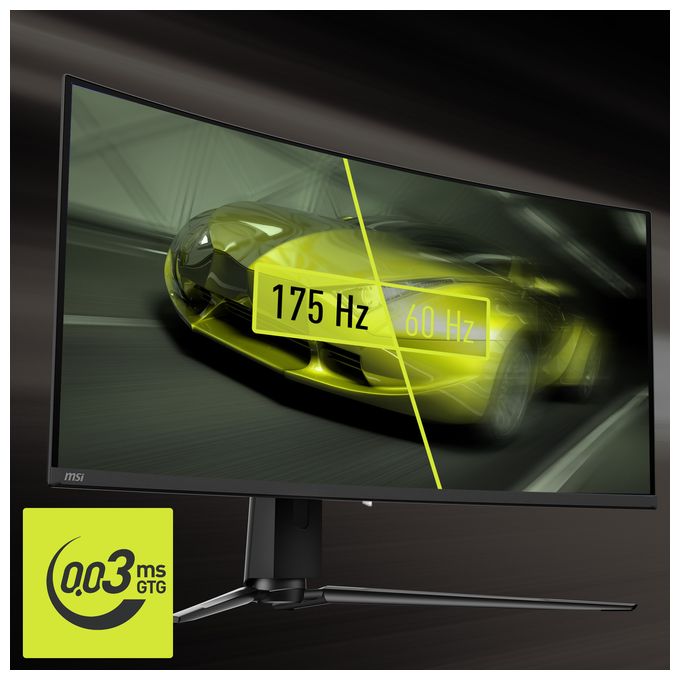 Quad HD Monitor 86,4 cm (34 Zoll) 21:9 0,03 ms  MAG 341CQPDE (Schwarz) 