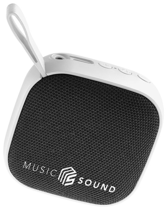 3 W Bluetooth Lautsprecher Laufzeit bis 4 h  Mini (Weiß) 