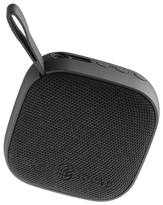 3 W Bluetooth Lautsprecher Laufzeit bis 4 h  Mini (Schwarz) 