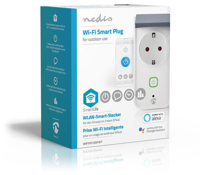 WIFIPO120FWT Smarte Outdoor Steckdose 