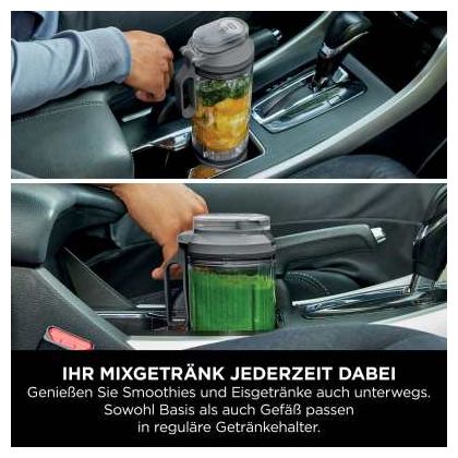 0,57 l Standmixer 3 Geschwindigkeiten  BC251EU Blast Max (Grau, Transparent) 