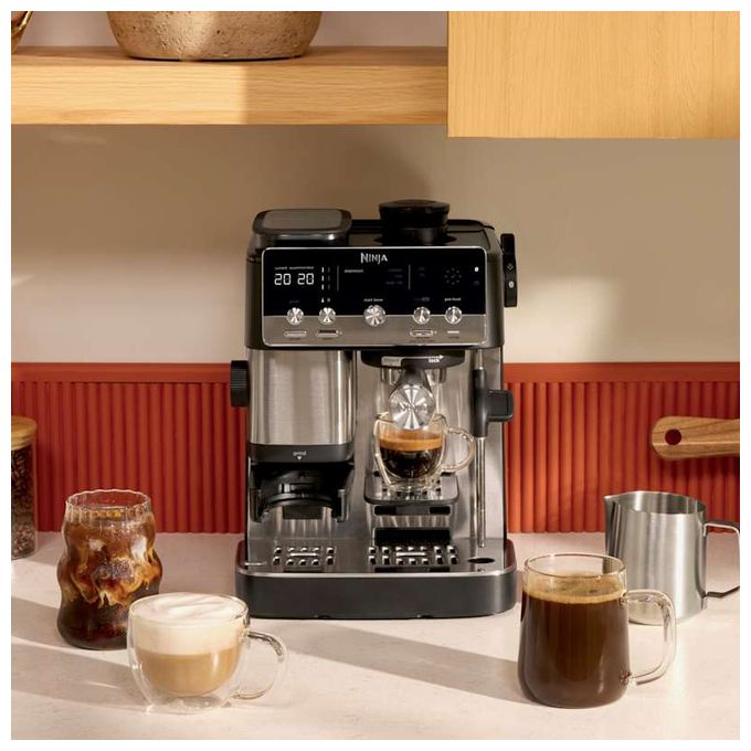 Siebträger Kaffeemaschine 1650 W  ES301EU Luxe Café Mini (Schwarz) 
