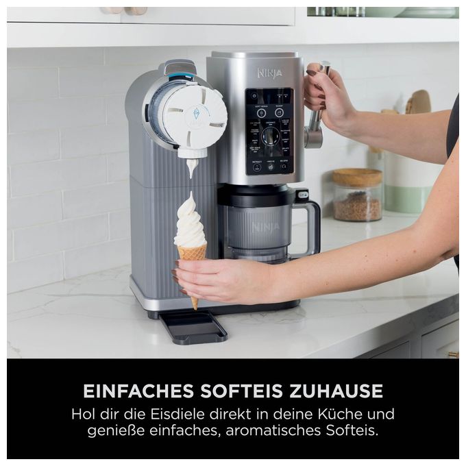 0,48 l Eismaschine 800 W NC701EU Creami Swirl 