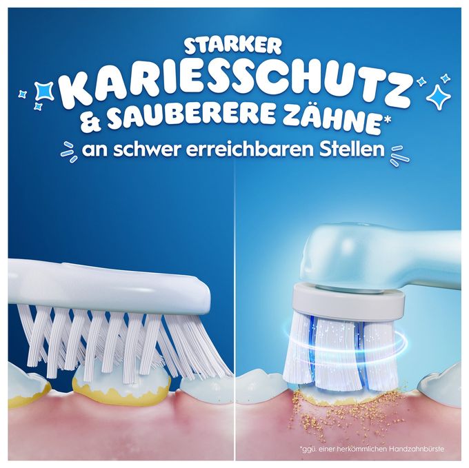 Rotierende Zahnbürste für Kinder  iO Kids 6+ Disney Stitch (Blau) 