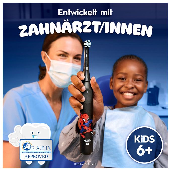 iO Kids 6+ Marvel Spiderman Aufsteckbürsten, 2 Stück 
