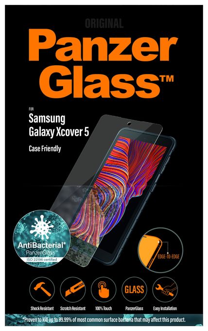 Klare Bildschirmschutzfolie Gehärtetes Glas, Polyethylenterephthalat, Silikon für  Samsung Samsung - Galaxy Xcover 5 Kratzresistent, Schockresistent 7267 