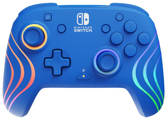 Analog / Digital Gamepad für Nintendo Switch, Nintendo Switch OLED  Afterglow Wave (Blau) 
