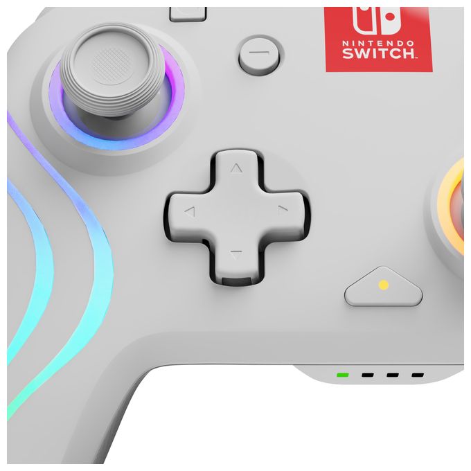 Analog / Digital Gamepad für Nintendo Switch, Nintendo Switch Lite, Nintendo Switch OLED  Afterglow Wave (Weiß) 