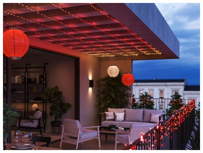 LED Intelligente Strangleuchte 40000 mm Variabel Hue Festavia Lichterkette 40m 