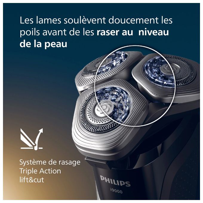 Nass&Trocken Rasierer Lithium-Ion (Li-Ion) 50 min i9000 X9000/30 