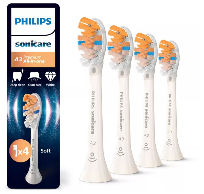 Premium All-in-One HX9094/87 Bürstenköpfe (4er-Pack) 