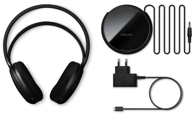 Over Ear Kopfhörer kabellos 30 h Laufzeit USB Typ-C  SHC5200M2/12 (Schwarz) 