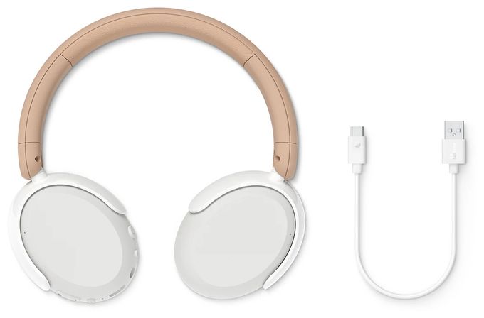 Bluetooth Kopfhörer kabelgebunden&kabellos  TAK5500AL/00 (Bernstein, Weiß) 