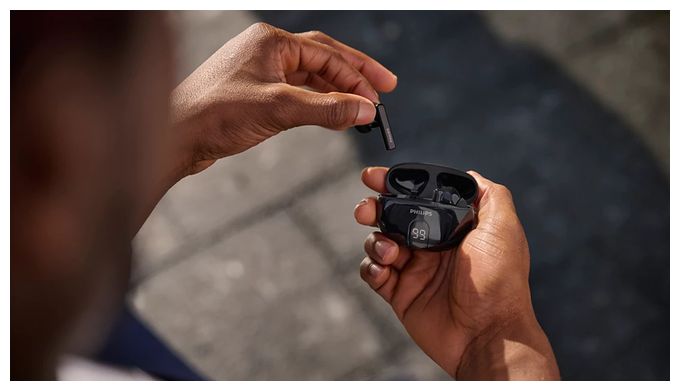 In-Ear Bluetooth Kopfhörer kabellos 6 h Laufzeit IPX4  TAT2520BK/00 (Schwarz) 