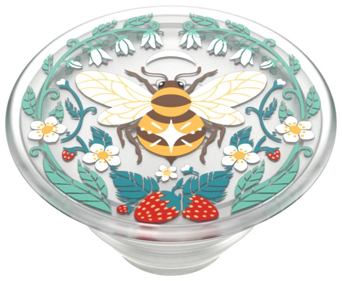 Fingerring für Universal  PopGrip Plant Bee Boho (Mehrfarbig) 