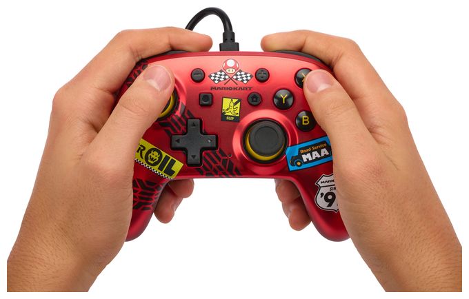 Analog Gamepad für Nintendo Switch  Nano Wired Controller Mario Kart: Racer Red (Rot) 