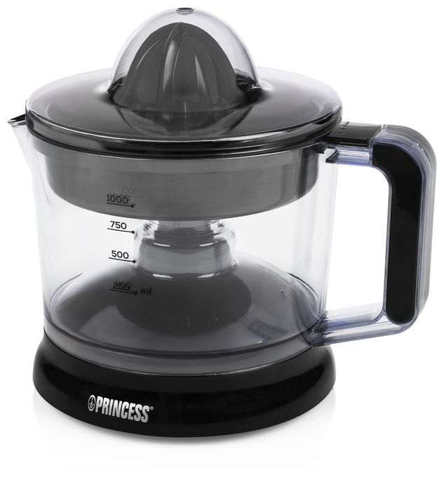 25 W (Schwarz, Transparent) 201004 Classic Zitruspresse 
