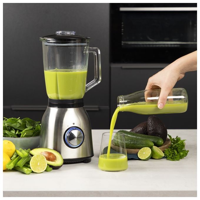1,5 l Standmixer 4 Geschwindigkeiten 1000 W  212091 (Stahl) 