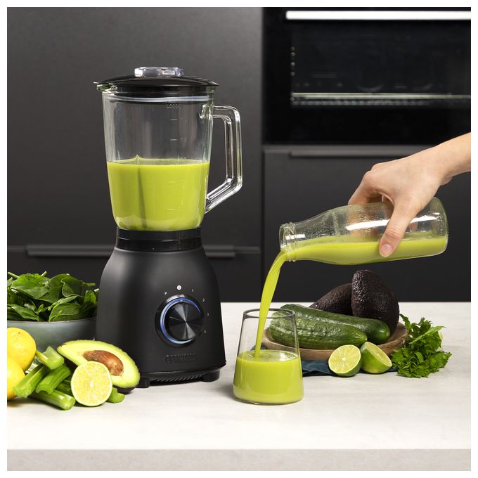 1,5 l Standmixer 4 Geschwindigkeiten 1000 W  212092 (Schwarz) 