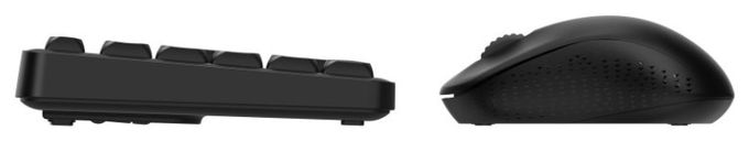 Büro Tastatur RF Wireless + Bluetooth 2.4 GHz  8150M (Schwarz) 