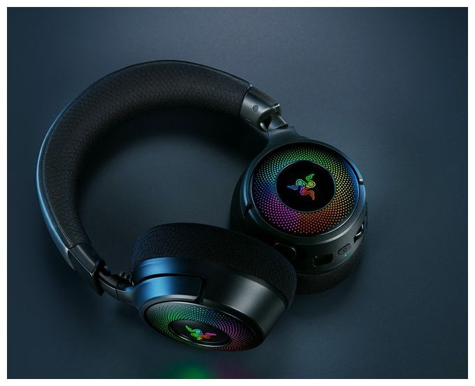 Ohraufliegender Bluetooth Kopfhörer kabellos 70 h Laufzeit USB Typ-A  Kraken V4 (Schwarz) 