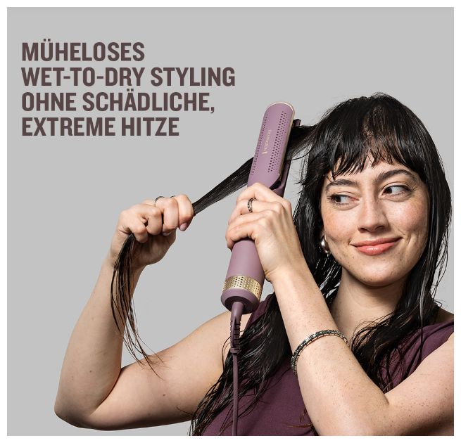 Haarglätter 135 W  AS8930 AIRvive 2-in-1 Airstyler (Pink) 