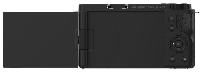 Kompaktkamera 10x Opt. Zoom  Compactline 10x Flip Screen (Schwarz) 