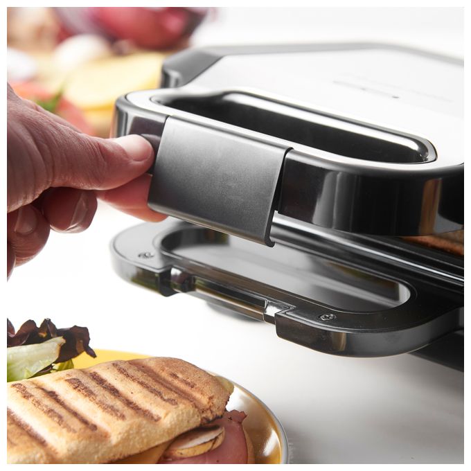Sandwichmaker 750 W für 1 Sandwiches  26810-56 Creations (Schwarz, Edelstahl) 