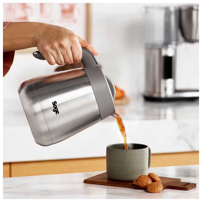 12 Tassen Thermo Filterkaffeemaschine 1,8 l  The Luxe Brewer (Edelstahl) 