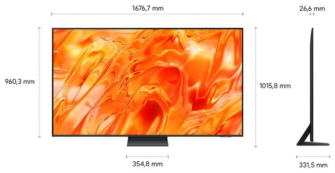 NeoQLED 190,5 cm (75 Zoll) Fernseher 4K Ultra HD VESA 400 x 400 mm GQ75QN71HAUXZG 