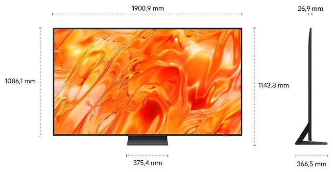 NeoQLED 2,16 m (85 Zoll) Fernseher 4K Ultra HD VESA 600 x 400 mm GQ85QN71HAUXZG 